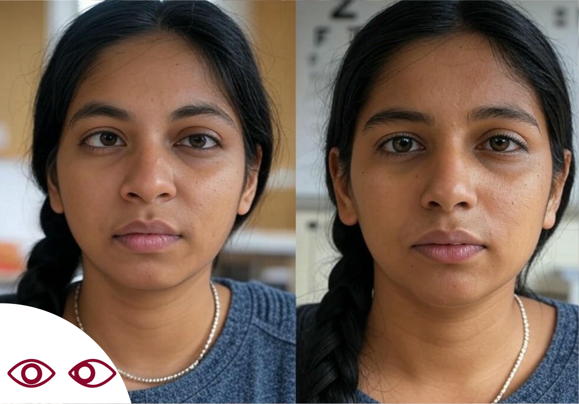 Squint and refractive error in school-age children